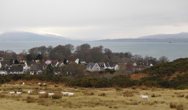  looking down on Teven Cottage 