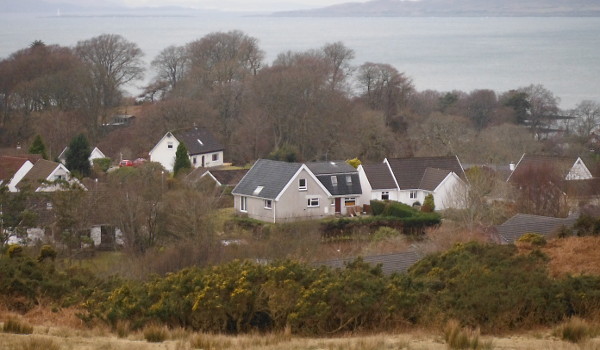  back view of Teven Cottage 